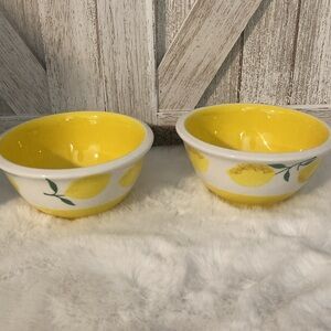 Terramoto Lemon Dip Bowls